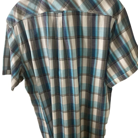 Dakota Grizzly XXL Men’s Plaid Button Up short sleeve double pocket active wear - Picture 5 of 7